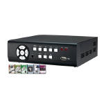 TS Microtech NetZ 4-Channel H264 DVR with 500 Gig Hard Drive